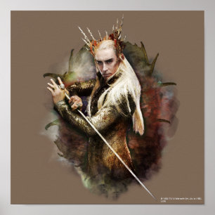 Póster Thranduil com Espada