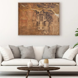 Poster Three Kings Petroglicph Mcconkie Ranch Utah