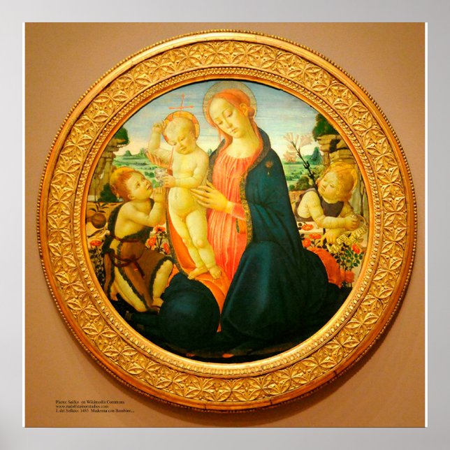 Póster Three sacred Children by Sellaio (Frente)