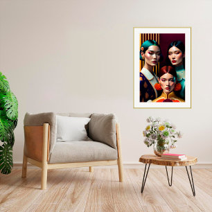 Poster Three Sisters - Canvas Art Print