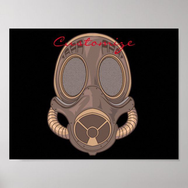 Poster Thunder_Cove da Máscara de Gás Steampunk (Frente)