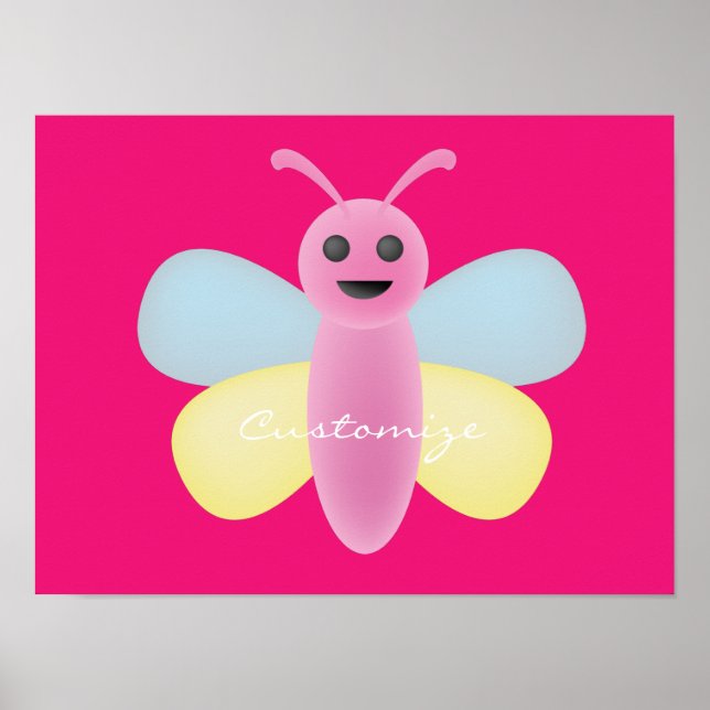 Poster Thunder_Cove de Abelhas Kawaii de várias cores (Frente)