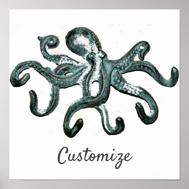 Poster Thunder_Cove de Octopus Azul (Frente)