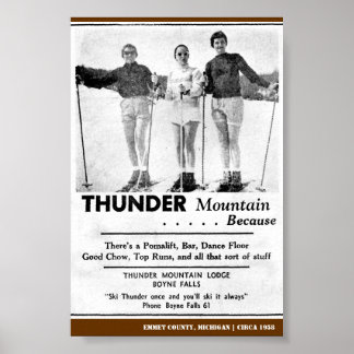 Poster Thunder Mountain 1958