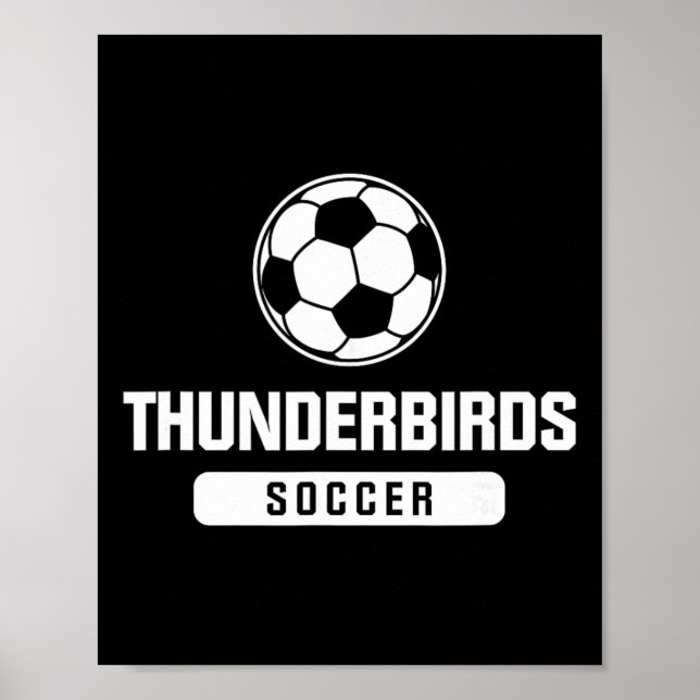 Poster Thunderbirds Futebol Para Escolas Primárias, Média (Frente)