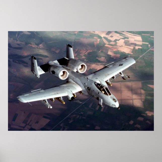 Poster Thunderbolt II A10 (Frente)