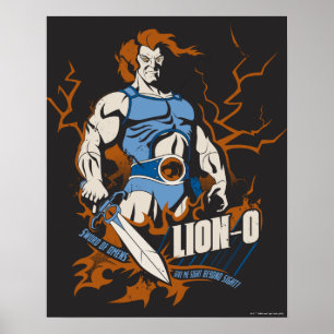 Poster ThunderCats   Lion-O - Gráfico elétrico