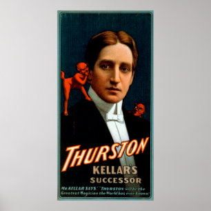 Póster Thurston, diabo que diz lhe a mágica dos segredos