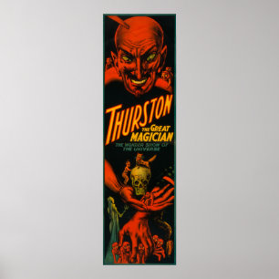 Póster Thurston "grande mostra do mágico do universo "