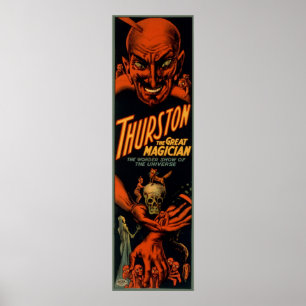 Póster Thurston o grande mágico