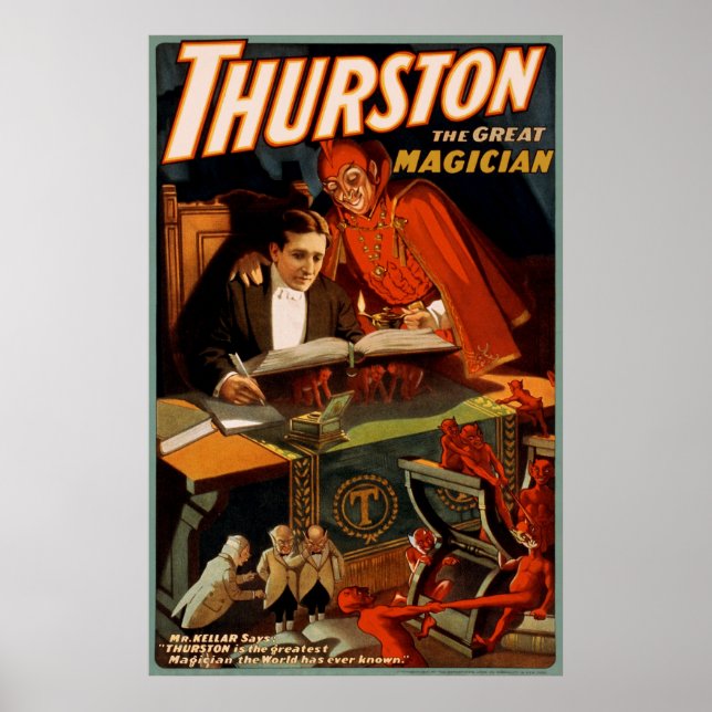 Poster Thurston, o mágico excelente (Frente)
