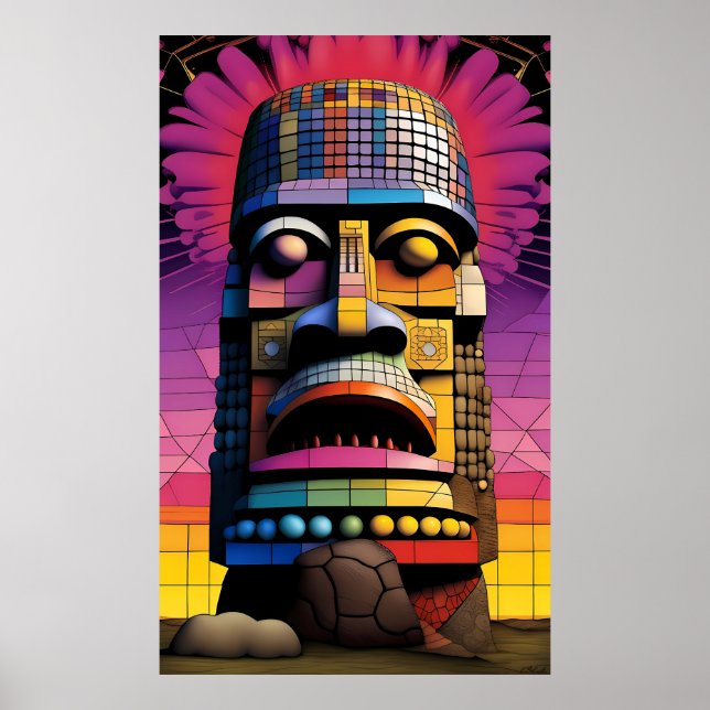Poster Ti-Tiki - Ken Gage Art (Frente)