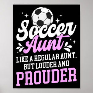 Poster Tia de Futebol de um Tia de Jogador de Futebol Def
