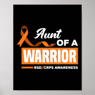 Poster Tia de um Suporte a Guerreiros RSD CRPS com Suport