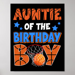 Poster Tia Do Aniversário Da Família Birthday Boy Combing