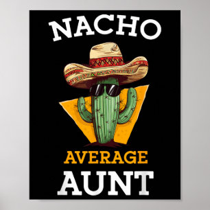Poster Tia Média Mexicana Tia Mexicana Tia Engraçada