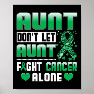 Poster Tia não deixe a tia lutar contra o Cancer sozinha 