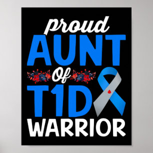 Poster Tia Orgulhosa Do Sobrevivente Do T1d Awarts