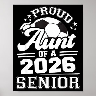 Poster Tia Orgulhosa Ilustração de Futebol Senior 2026
