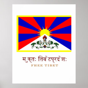 POSTER TIBET LIVRE
