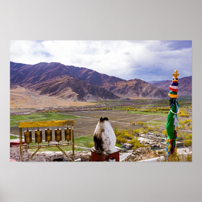 Poster Tibet - Palácio Yumbulakhang (Frente)