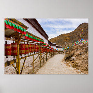 Poster Tibet, Shigatse - Mosteiro de Tashilumpo