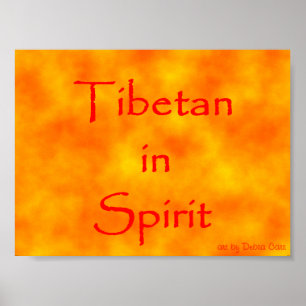 Póster Tibetano no Espírito-Poster