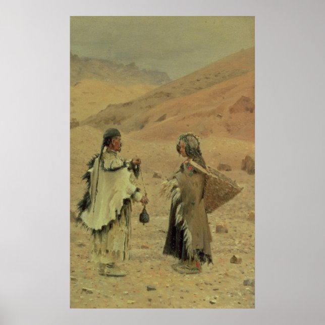 Póster Tibetanos ocidentais, 1875 (Frente)