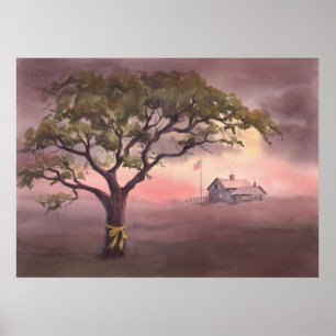 Póster TIE a YELLOW RIBBON by SHARON SHARPE