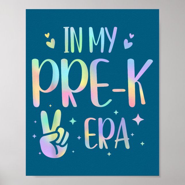 Poster Tie Dye In My Pre-k Era  (Frente)