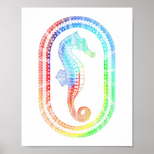 Poster Tie Dyed Colors Tribal Seacavalo