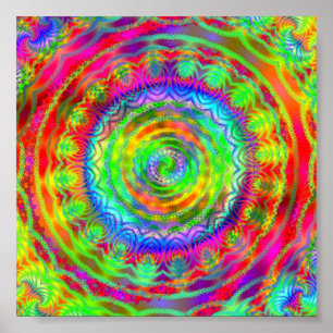 Poster Tiedye Target