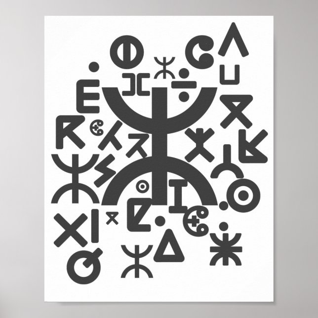 Poster Tifinagh (Frente)