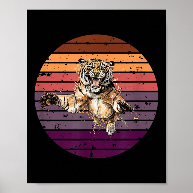 Poster Tiger, Asia Tiger Environmental Protection, Tiger (Frente)