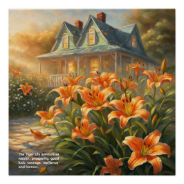 Póster Tiger Lily Symbolism