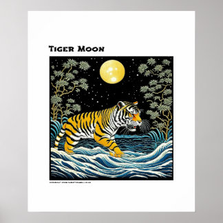 Poster Tiger Moon