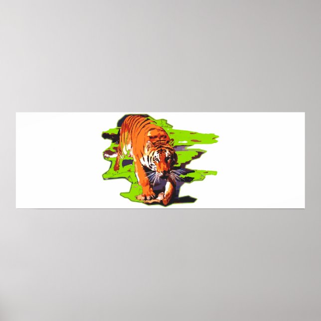 Poster Tiger Walking (Frente)