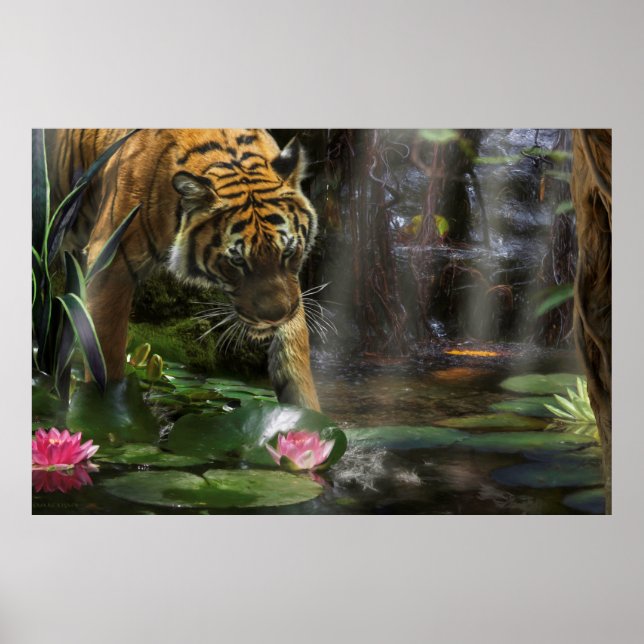 POSTER TIGER WILD PEACE (Frente)