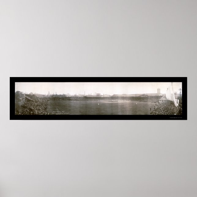 Póster Tigers Pirates Series 1909 (Frente)