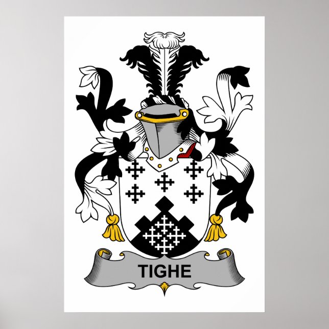 Poster Tighe Family Crest (Frente)