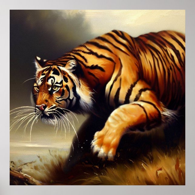 Poster Tigre (11) Gato Selvagem (Frente)