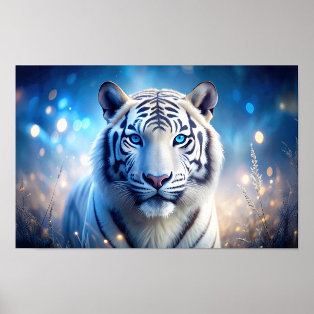 Poster Tigre Branco (Frente)
