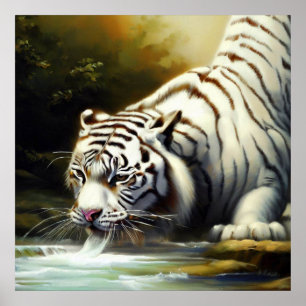 Poster Tigre Branco Chinês (20)