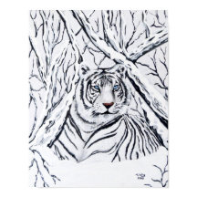 Tigre Branco Misturando