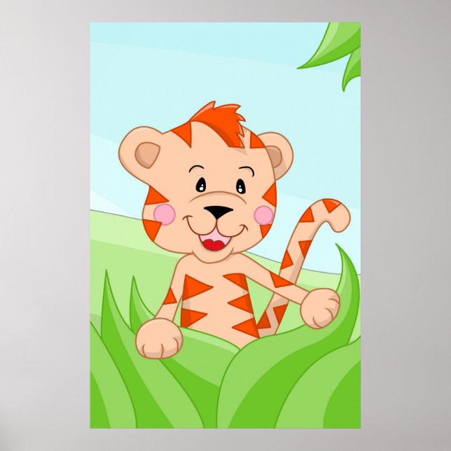 Póster Tigre da África (Frente)