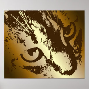 Poster Tigre da casa