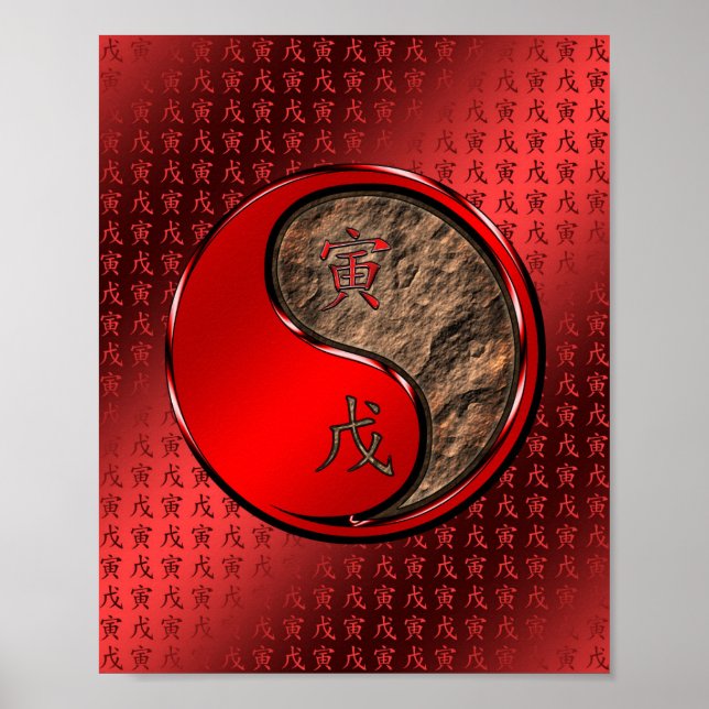 Poster Tigre da Terra (Frente)