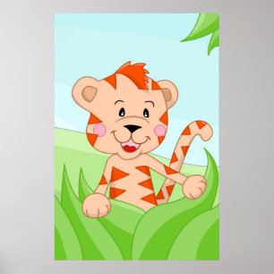 Póster Tigre de África