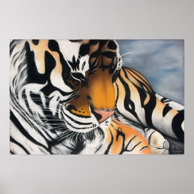 Poster Tigre de dormir (Frente)