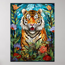 Poster Tigre Rugindo